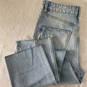 Women’s ZARA light blue jeans, size 4, high rise